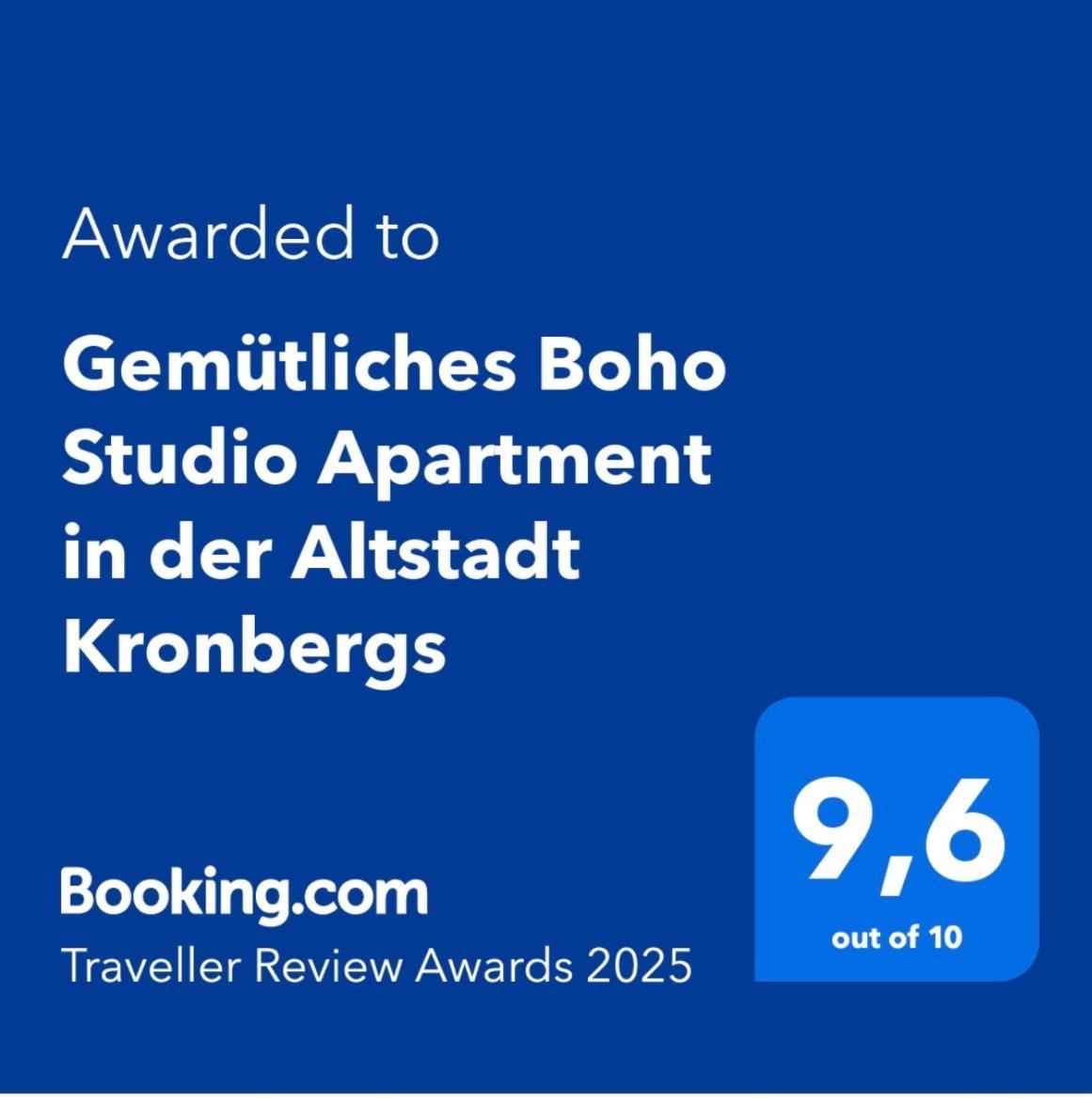 Gemuetliches Boho Studio Apartment In Der Altstadt Kronbergs Kronberg im Taunus Exterior foto